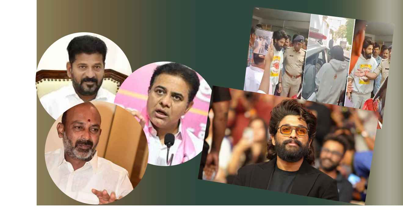 అల్లు అర్జున్ అరెస్టు.. రేవంత్, కేటీఆర్ రియాక్షన్ ఇదే