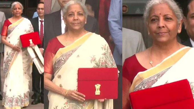 Nirmala Sitharaman: ప్రత్యేక చీరకట్టుతో నిర్మలమ్మ.. సందేశం అదేనా?
