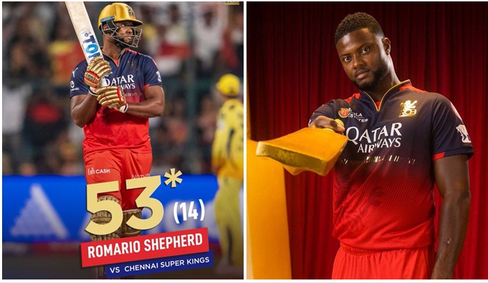 RCB vs CSK: చిన్నస్వామిలో షెఫర్డ్ విధ్వంసం.. ఆర్సీబీ భారీ స్కోరు