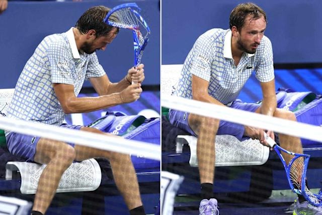 US Open 2025: రాకెట్‌ను నేలకేసి కొట్టిన టెన్నిస్ స్టార్ మెద్వెదేవ్.. ఎందుకో తెలుసా?