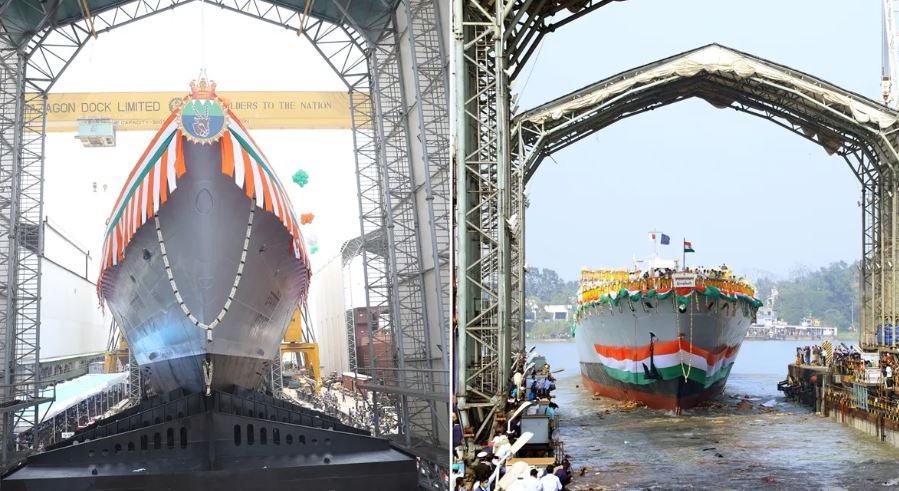Indian Navy: భారత నేవీ అమ్ములపొదిలోకి మరో రెండు వార్ షిప్స్
